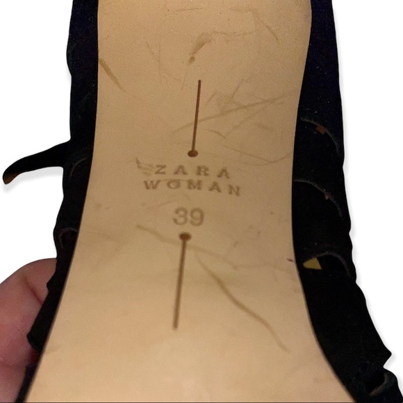 ZARA Woman Cutout Stilettos Heels - Picture 7 of 11